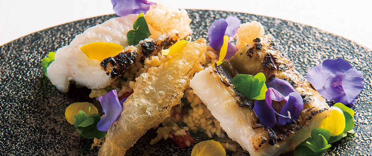 穴子の炙りにクスクスとガスパチョのソース添えに合うワインとは？