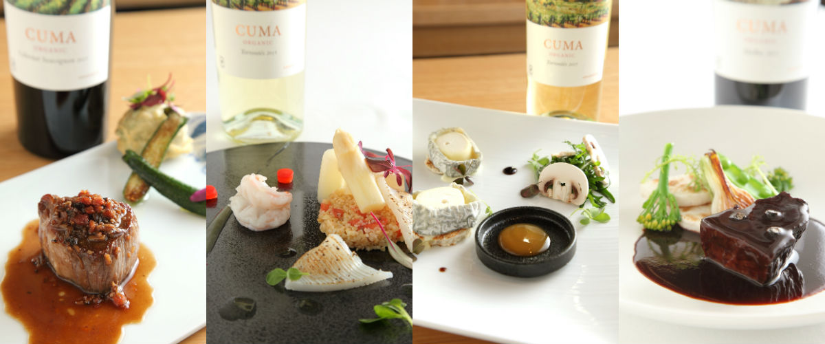 ミッシェル・トリノ「クマ」シリーズをフレンチの皿とともに