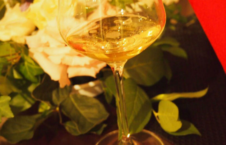 花とワイン