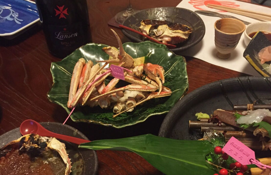 松葉ガニコース