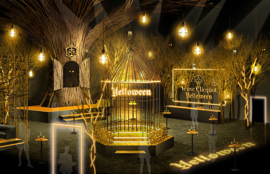 ヴーヴ・クリコのハロウィン イエローウィン 今年も開催
