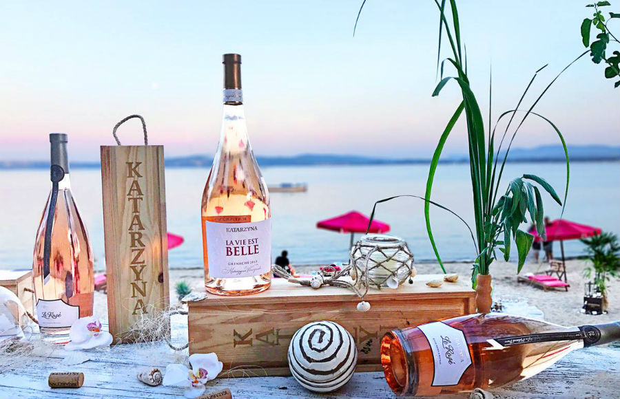 真夏のロゼワイン