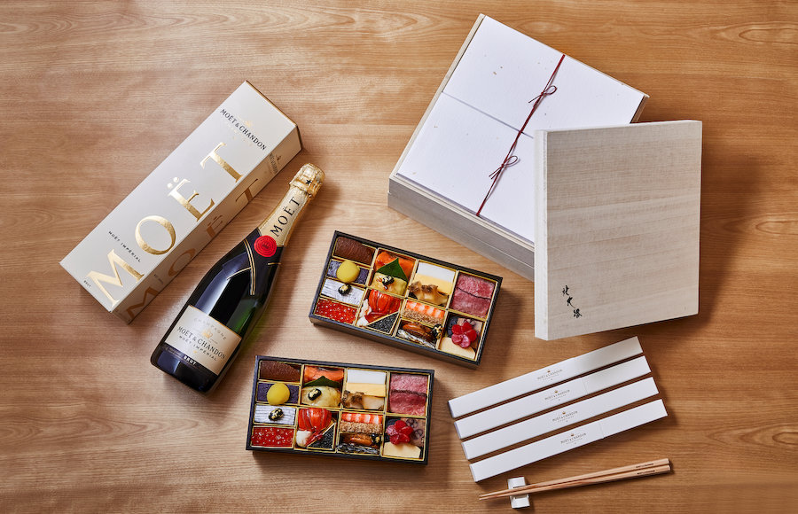 2021年の始まりは、おせちとモエ･エ･シャンドン